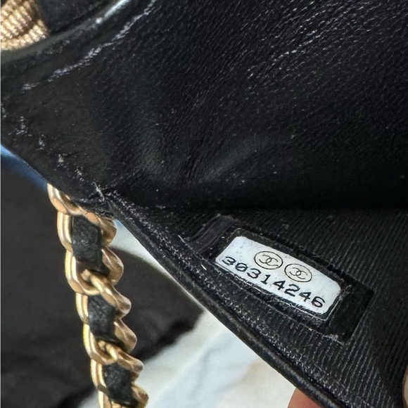 Chanel Wallet On Chain EXTREMELY RARE Lucky Charms Black Calfskin Crossbody Bag - Picture 15 of 16